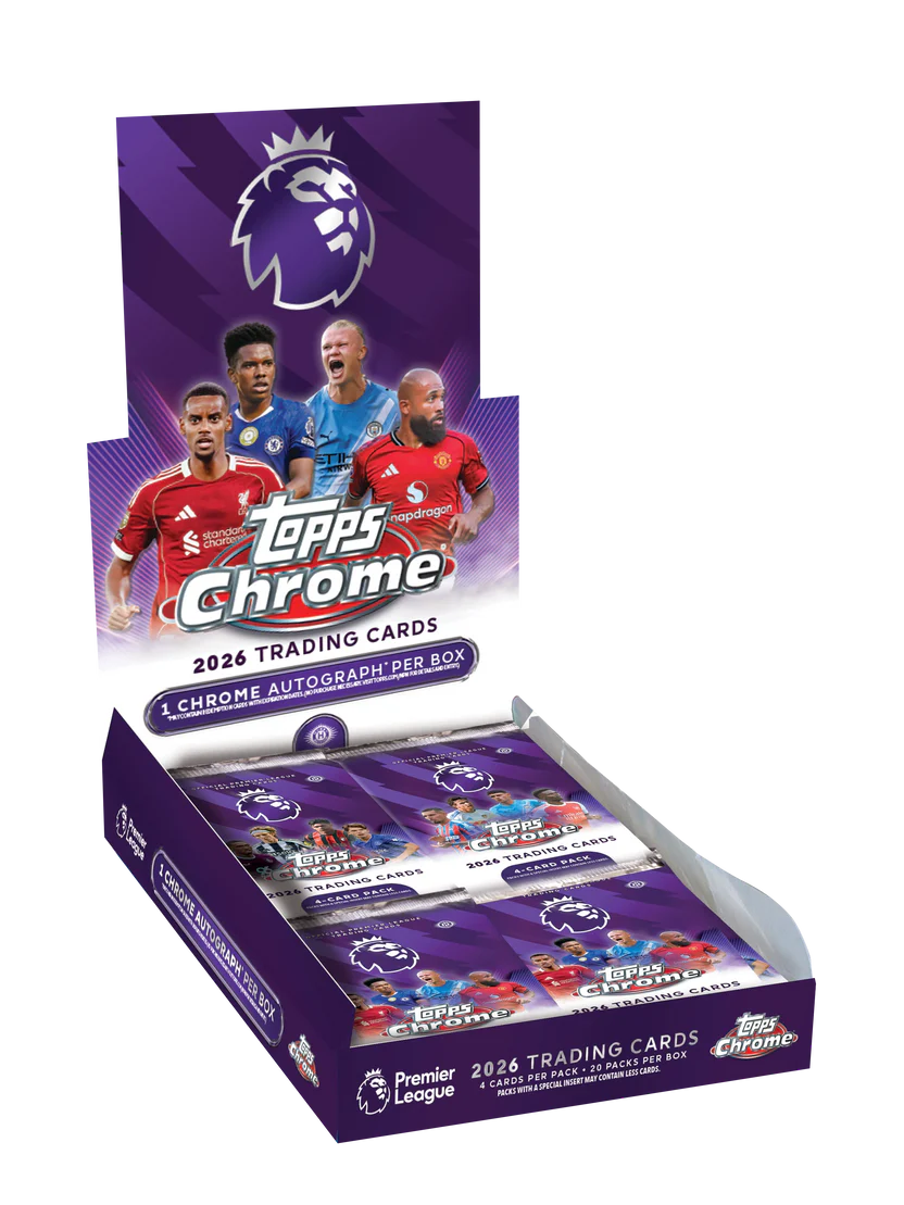 2026 Topps Chrome® Premier League - Hobby Box