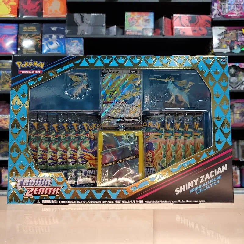 Pokemon: Sword & Shield Crown Zenith Shiny Zacian Premium Figure Collection