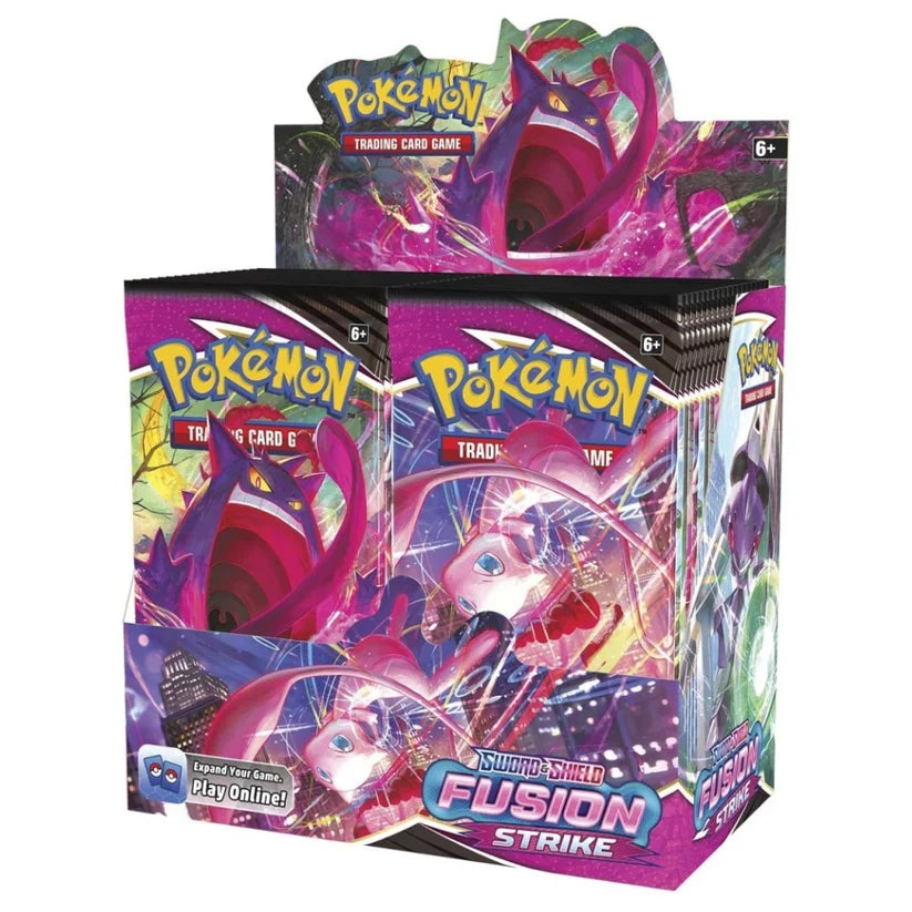 Pokémon TCG Sword & Shield – Fusion Strike Booster Box with Ultra PRO Acrylic Display Case